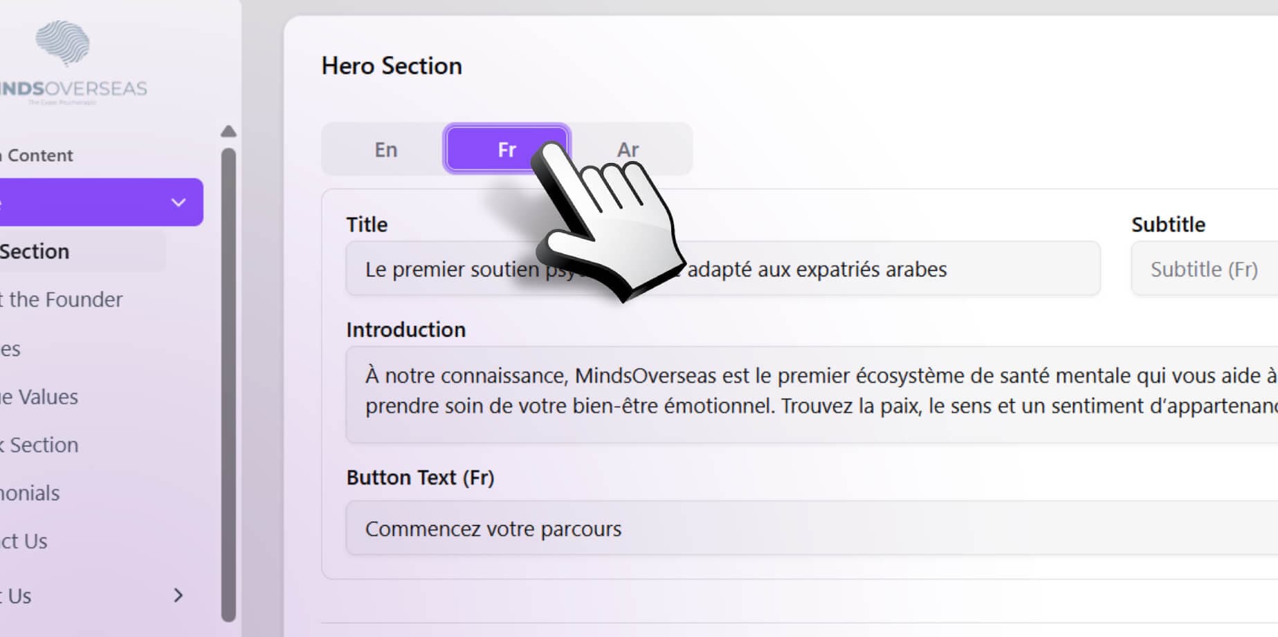 Trilingual CMS Built for Non-Technical Users